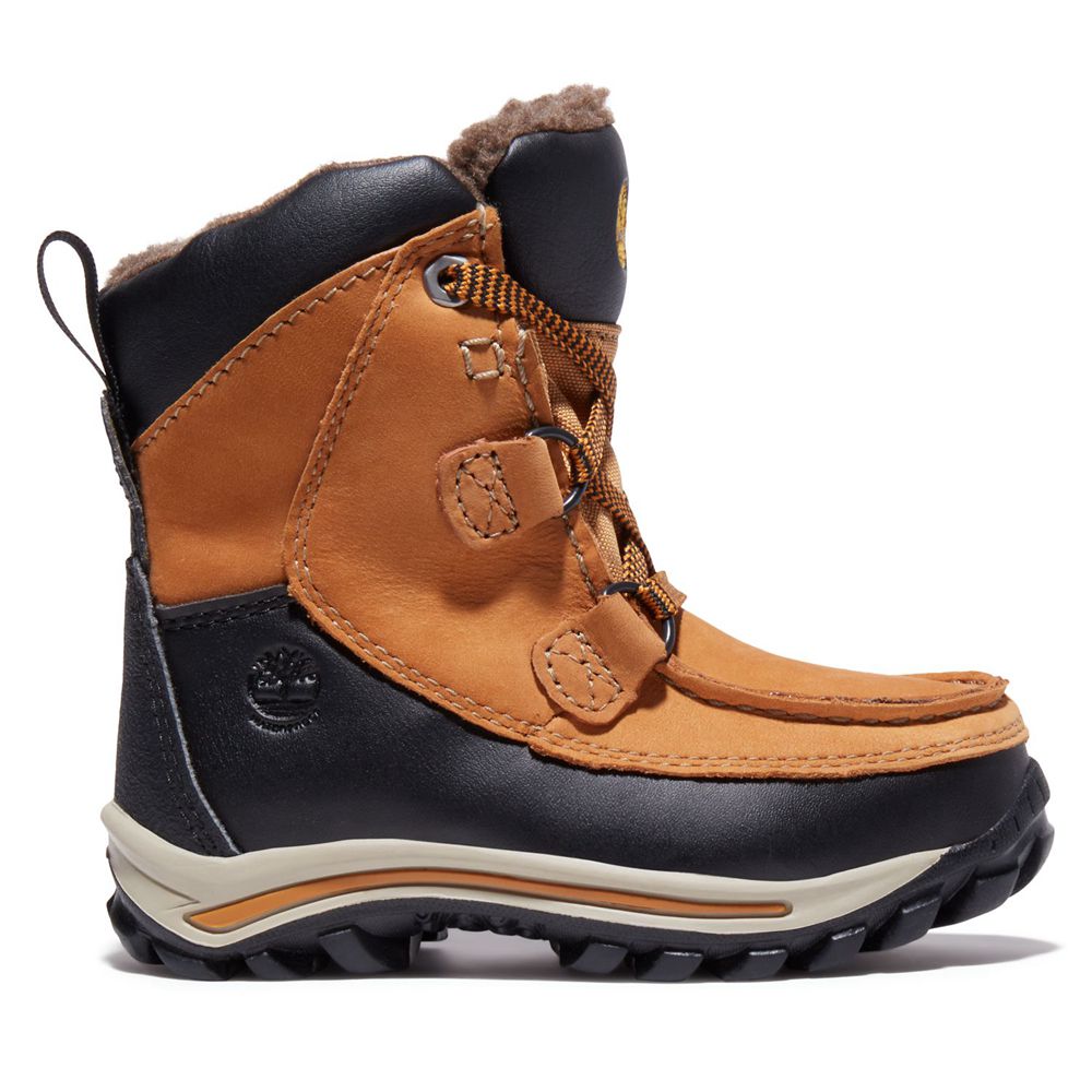 Bocanci De Zapada Timberland Copii Maro/Negrii - Toddler Chillberg Waterproof - Romania - QGFARP327